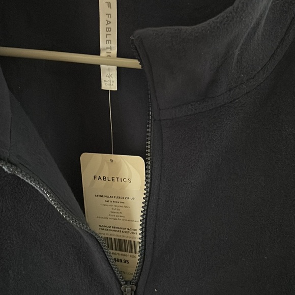 Fabletics Rayne Polar Fleece Zip Up Jacket - Picture 3 of 5